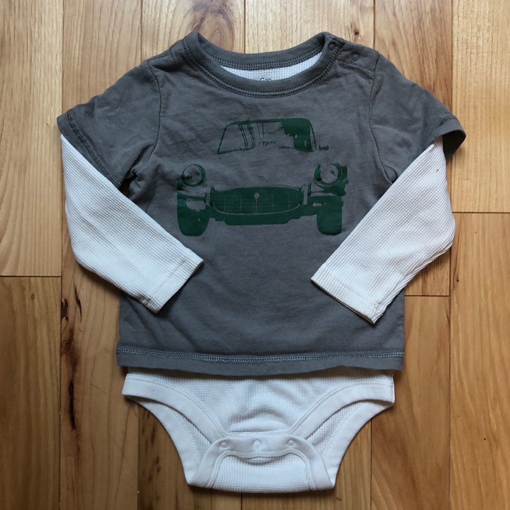 3/$15 Vintage Car Gap Onesie
